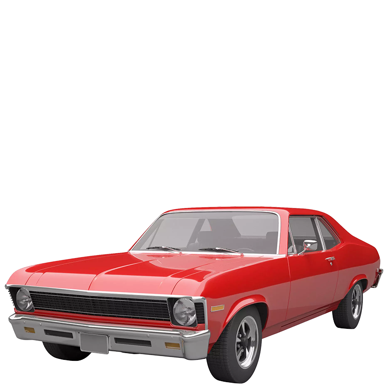 Modelado 3D de automóvil clásico renderizado por XETA 3D STUDIO